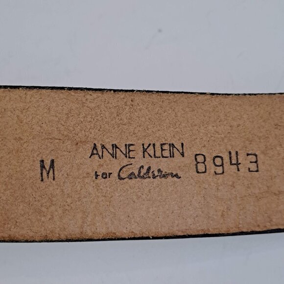 Anne Klein for Calderon Size Medium Brown Leather Belt Style 8943 NWT